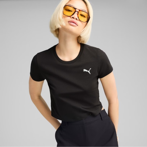 Puma Tops - PUMA Women's Black T-Shirt size XS
